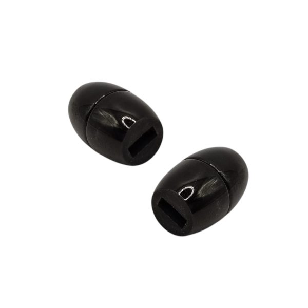 Stainless Steel Magnetic Clasp: MGST-44 5.2*2.3mm (Black)