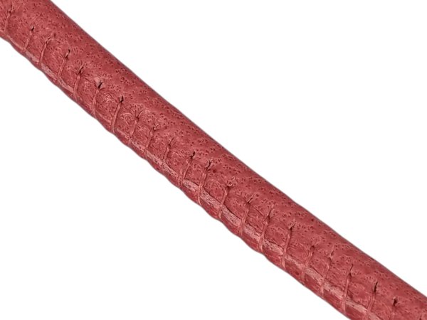 Real Round Nappa Leather Cord - Dark Pink 5mm