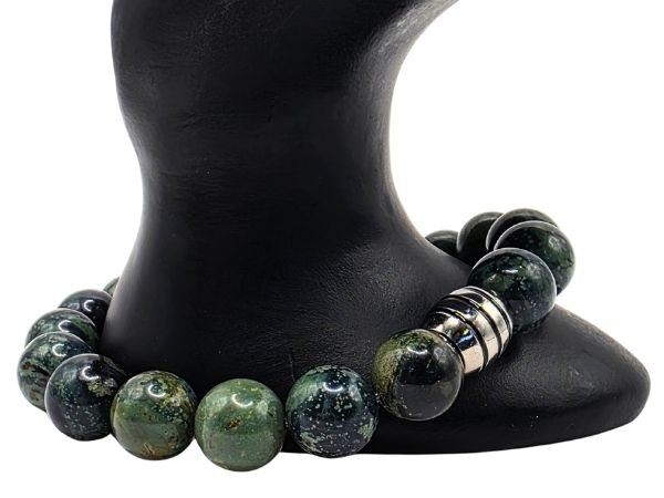 Kambaba Gemstone Bracelet: Style-523 (10mm)