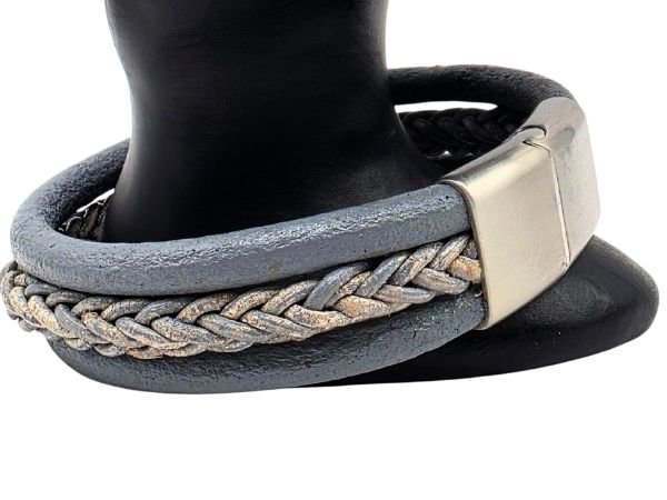 Combination Leather Bracelet - Style 221