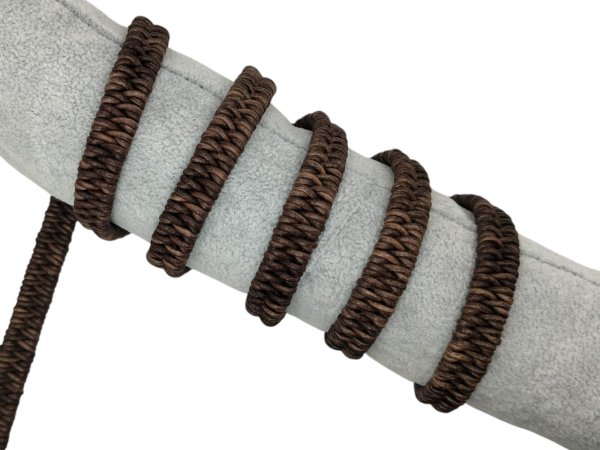 Arizona Style Oval Braided -12*5MM - Vintage Brown