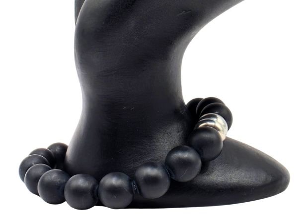 Onyx Matt Gemstone Bracelet: Style-600 (10mm)