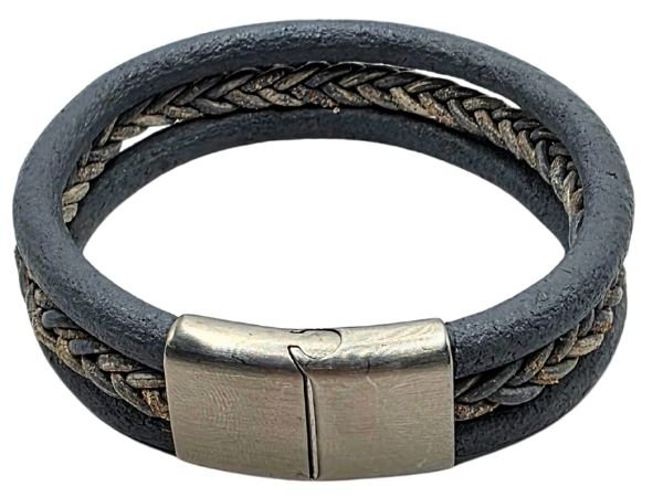 Combination Leather Bracelet - Style 221