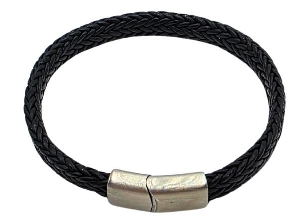 Spiral Braided Leather Bracelet - Style 329