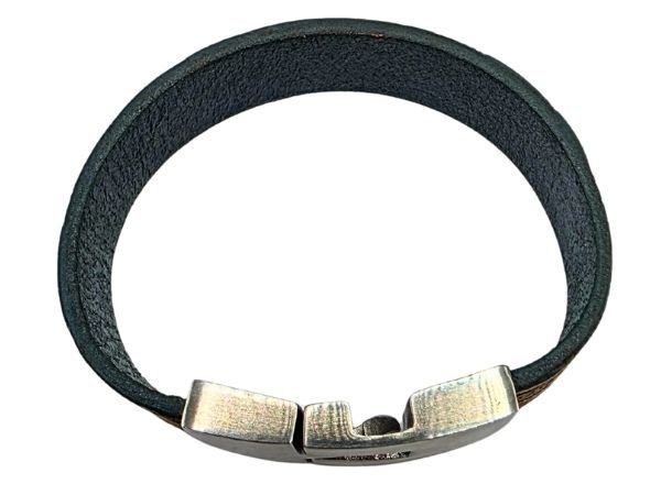 Plain Flat Leather Bracelet - Style 301