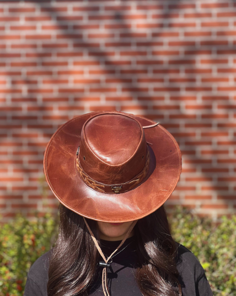 Texan Copper Bull - Leather Cowboy Hat