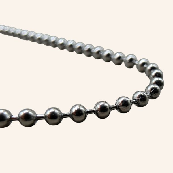 Stainless Steel Ready Necklace - Silver - 2mm - Item 32