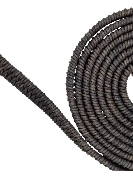 Arizona Style Oval Braided -15*5mm- Vintage Grey