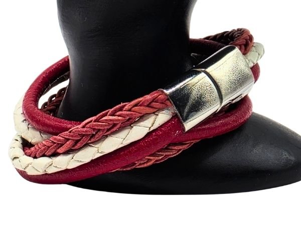 Combination Leather Bracelet - Style 235