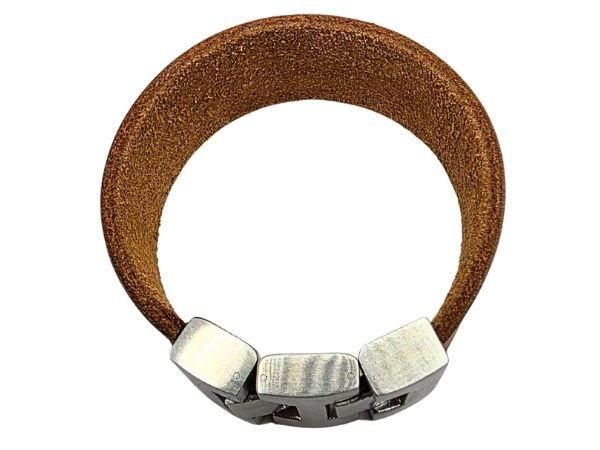 Plain Flat Leather Bracelet - Style 312