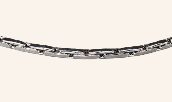 Square Boston Chain Bracelet - Silver - 1.5mm - Item 985