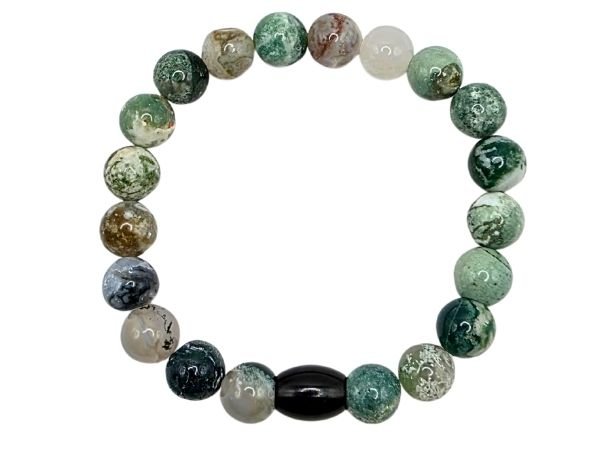 Tree Grain Gemstone Bracelet: Style-531 (8mm)