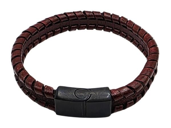 Bruges Braided Leather Bracelet - Style 254
