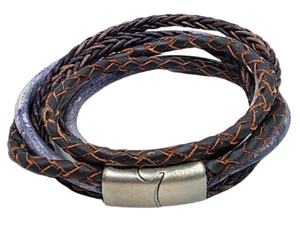 Combination Leather Bracelet - Style 233