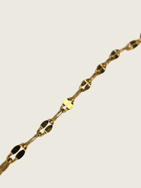 Puka Shell Chain Bracelet - Gold - 1mm - Item 994