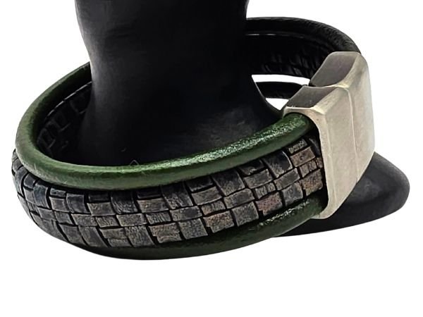 Combination Leather Bracelet - Style 226