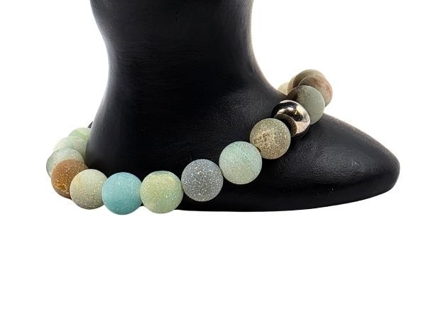 Amazonite Gemstone Bracelet: Style-543 (8mm)