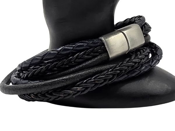Combination Leather Bracelet - Style 232