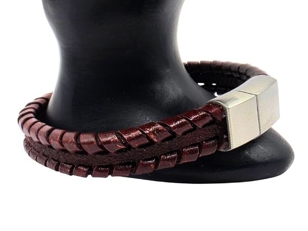 Bruges Braided Leather Bracelet - Style 245
