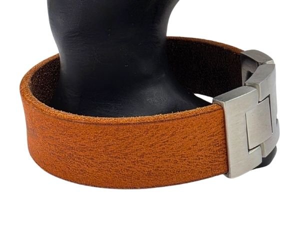 Plain Flat Leather Bracelet - Style 315