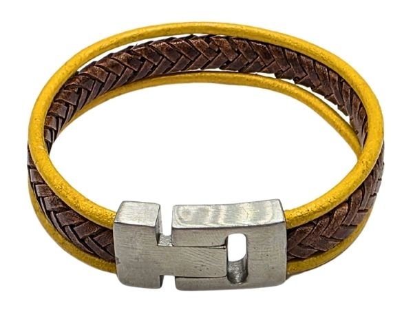 Combination Leather Bracelet - Style 207