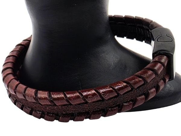 Bruges Braided Leather Bracelet - Style 254
