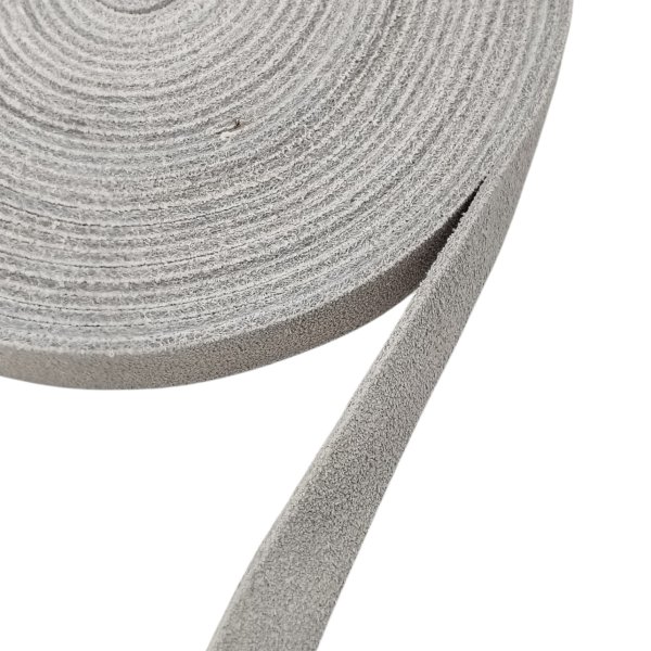 Real Suede Cords-10mm-Light Grey