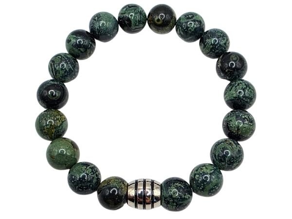 Kambaba Gemstone Bracelet: Style-523 (10mm)