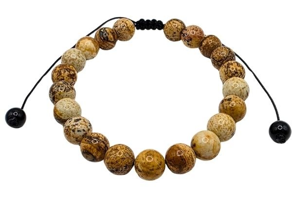 Jasper Gemstone Bracelet: Style-508 (8mm)