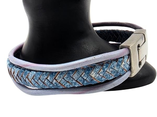 Combination Leather Bracelet - Style 212
