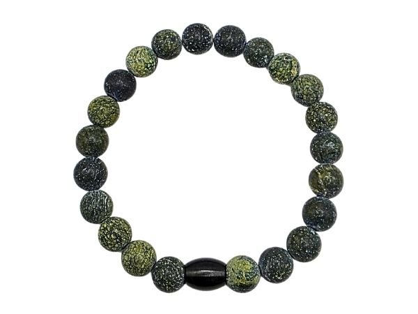 Serpentine Gemstone Bracelet: Style-527 (8mm)