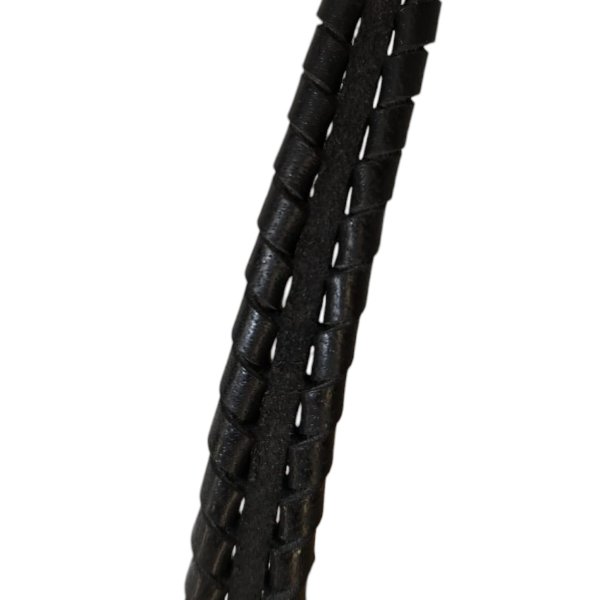 BRUGES BRAIDED STYLE - 11X6MM - BLACK
