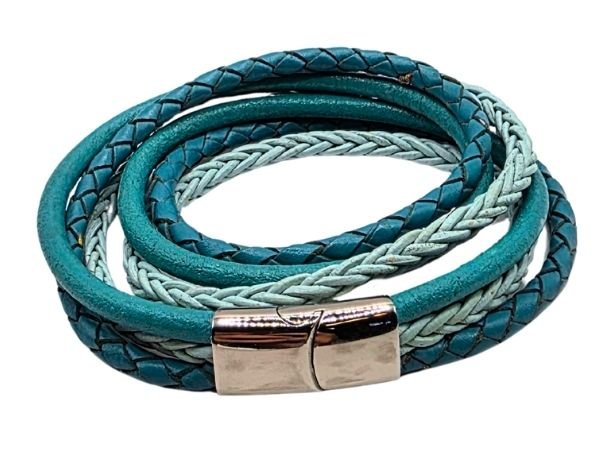 Combination Leather Bracelet - Style 241