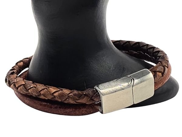 Combination Leather Bracelet - Style 189