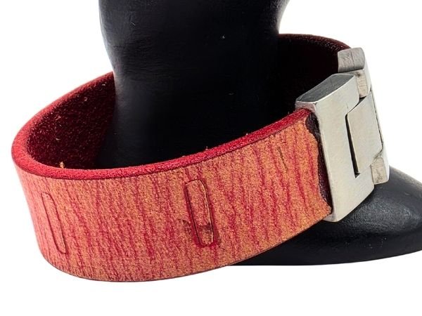 Plain Flat Leather Bracelet - Style 317