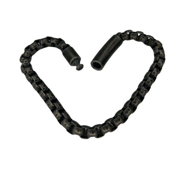 Men's Bracelet with Magnetic Clasp - 21cm- Anti Black