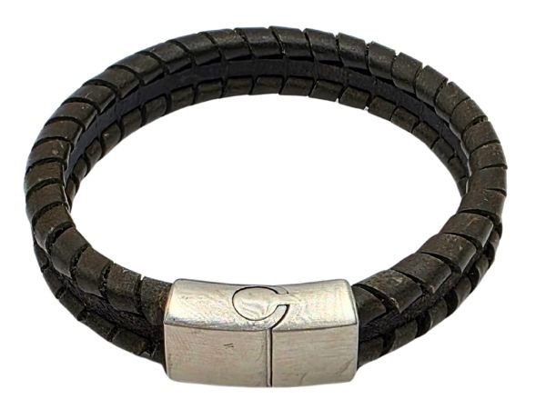 Bruges Braided Leather Bracelet - Style 248