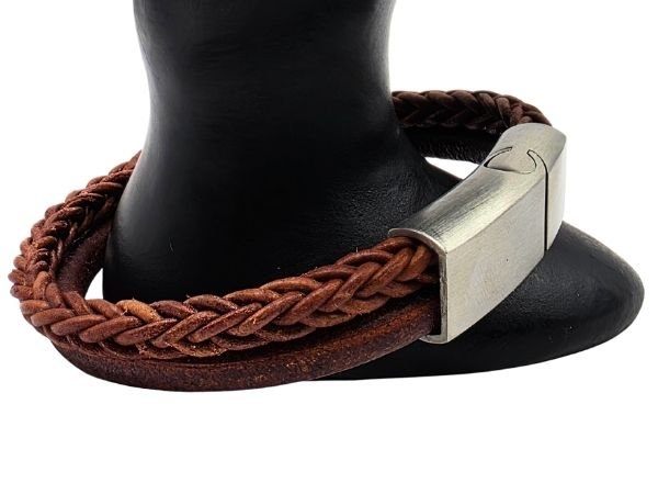 Combination Leather Bracelet - Style 186