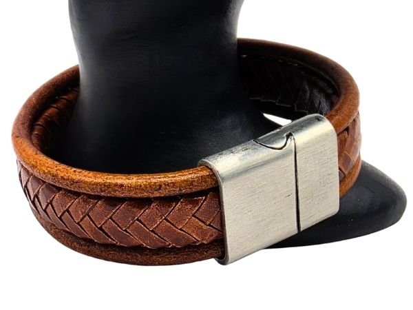 Combination Leather Bracelet - Style 197