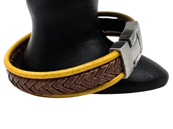 Combination Leather Bracelet - Style 207