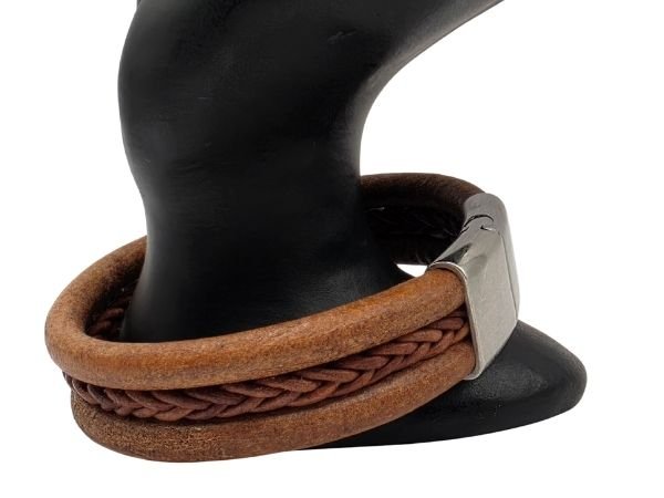 Combination Leather Bracelet - Style 222