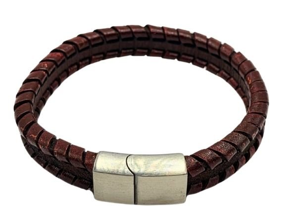 Bruges Braided Leather Bracelet - Style 245