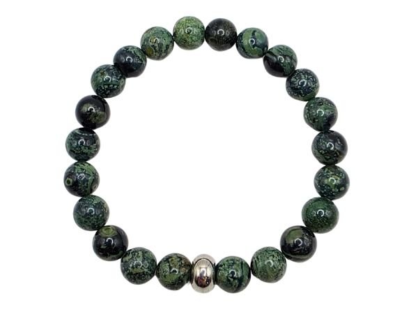 Kambaba Gemstone Bracelet: Style-524 (8mm)