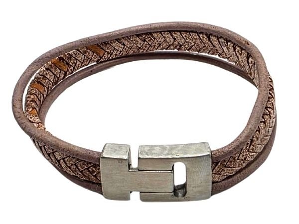 Combination Leather Bracelet - Style 204