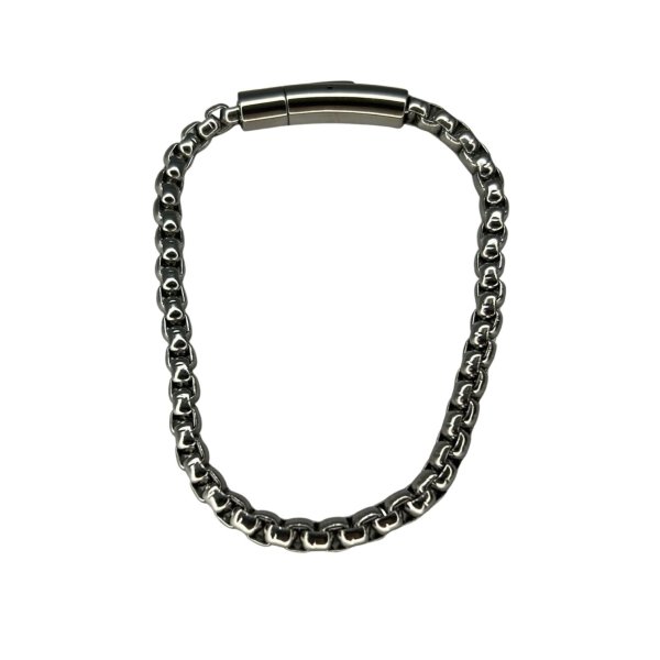 Men's Bracelet with Magnetic Clasp - 23cm- Steel