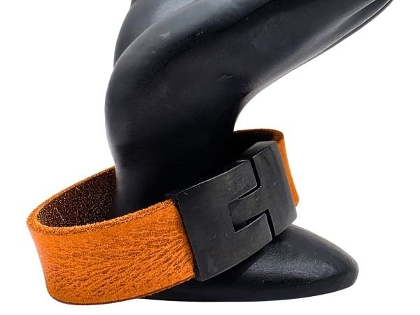 Plain Flat Leather Bracelet - Style 308