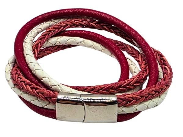 Combination Leather Bracelet - Style 235