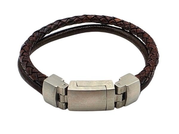 Combination Leather Bracelet - Style 178