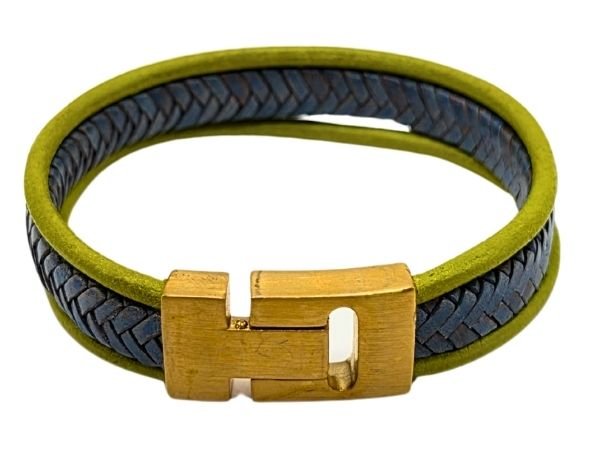 Combination Leather Bracelet - Style 214