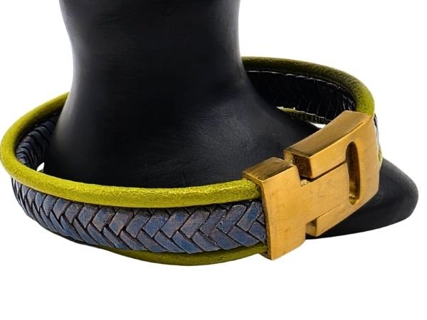 Combination Leather Bracelet - Style 214